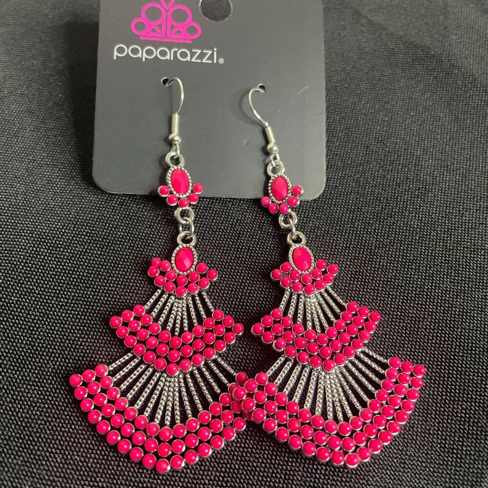 Fuchsia Colored Earrings